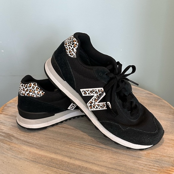New Balance Shoes - New Balance WL515AH3 Black Leopard print running tennis shoe sneaker size 10